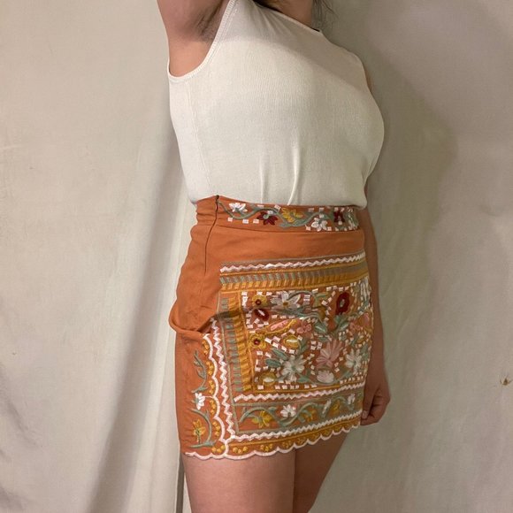 Embroidered Skirt - Picture 3 of 6